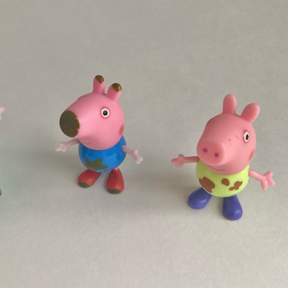 Peppa Pig Daddy Pig George Muddy Puddles Figures Jazwares - Picture 2 of 7